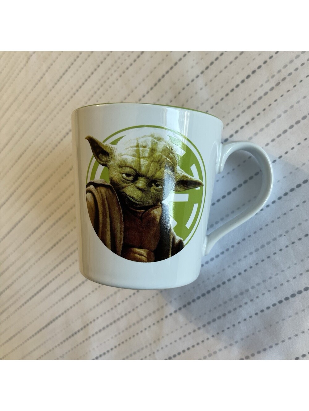 Star Wars Yoda Coffee Mug Use The Force 2014 Ceramic 12 oz Lucasfilm Vandor